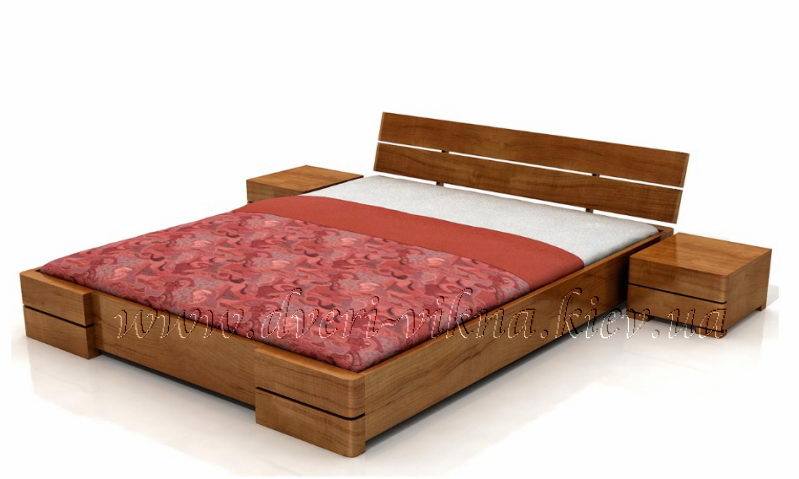 Двуспальные деревянные кровати
