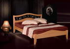 Двуспальная кровать с ковкой