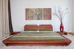 Деревянная кровать в японском стиле